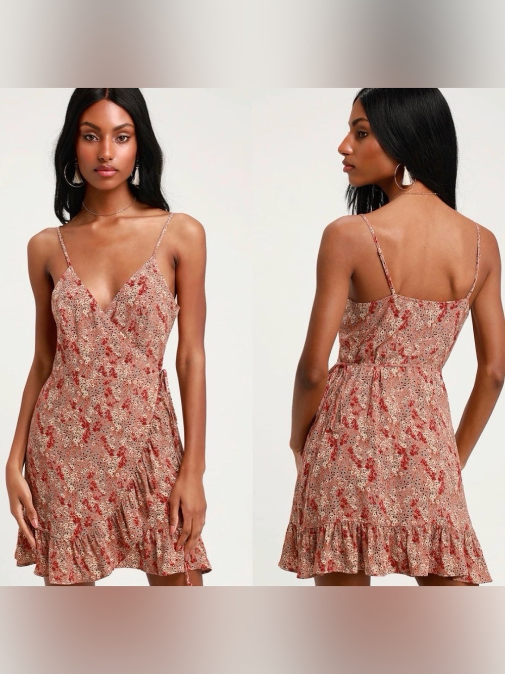 Free People All My Love Wrap Dress Large